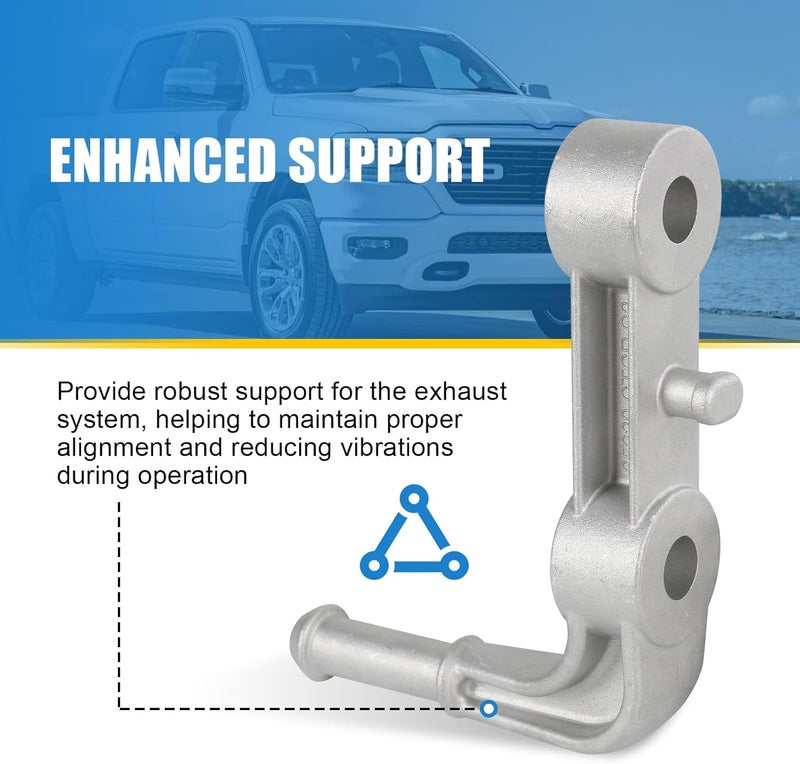 RALZAOTO Rear Left/Right Exhaust Bracket Muffler Support Assembly Compatible with Dodge Ram 1500 5.7L 6.2L 2019-2024 Exhaust Bracket Driver Side & Passenger Side Replace 68395841AA 68275662AB - Image 5